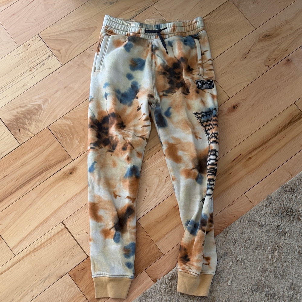 Abercrombie Kids Multicolor Tie-Dye Joggers